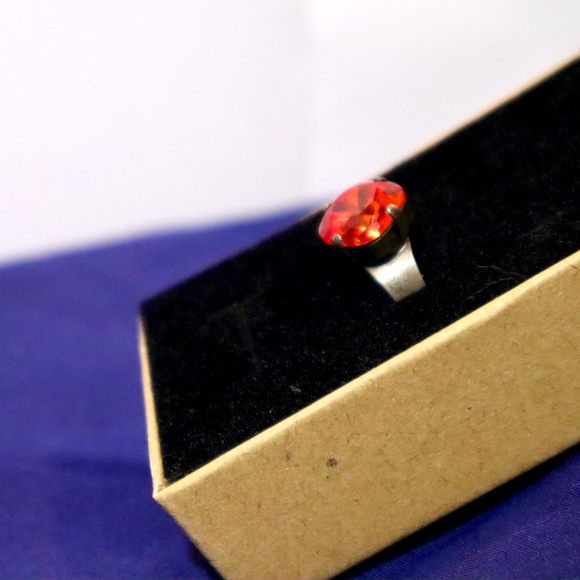 Swarovski Crystal Fireopal Ring - Picture 5 of 6